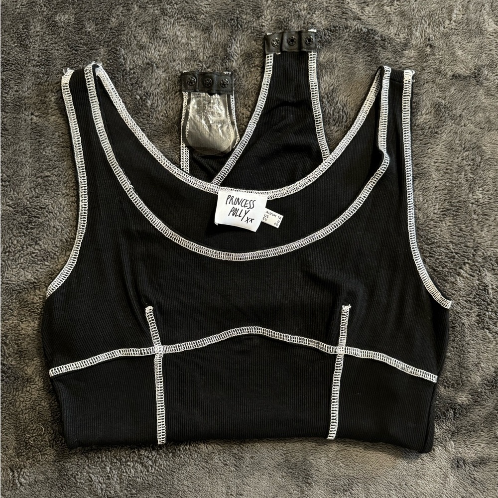 Princess Polly Black Bodysuit - NWOT